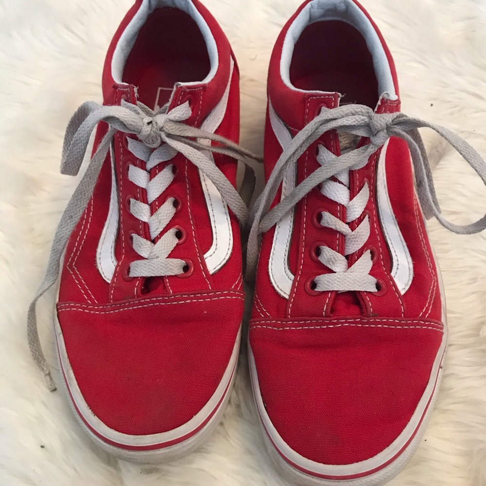 Red Old Skool Vans
